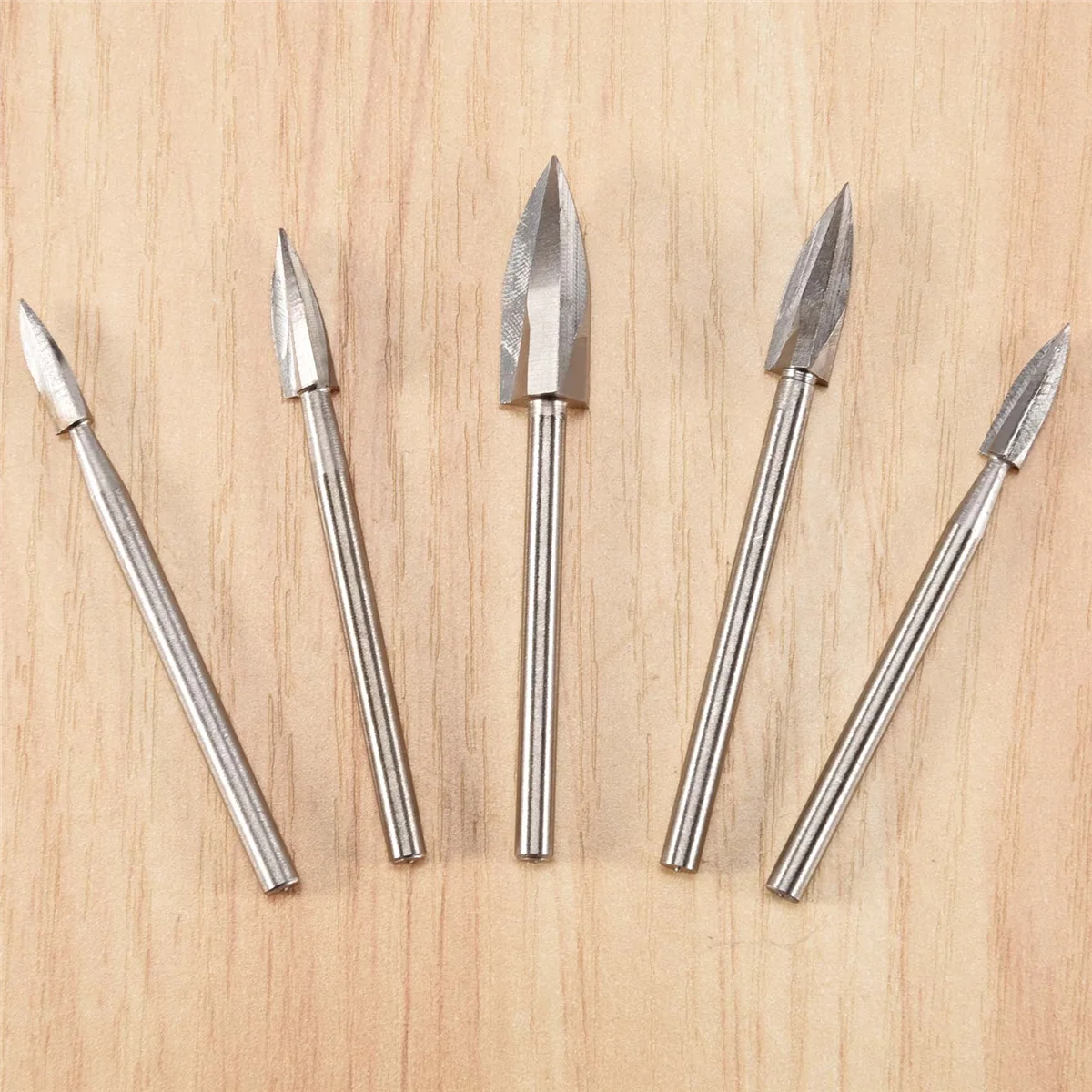 5 pezzi di accessori per trapano per intaglio e incisione del legno, montaggio universale per utensili rotanti (5 pezzi)