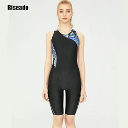 Women's One Piece Swimwear Racerback Bodysuit UV Protection Chlorine Resistant Anti-Pilling Boyleg Swimsuit for Young Girls
