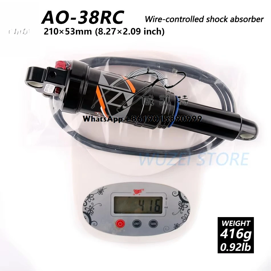 AO-38RC MTB DH велосипедная катушка задний амортизатор 165/190/200/210 мм горный велосипед мягкий задний амортизатор