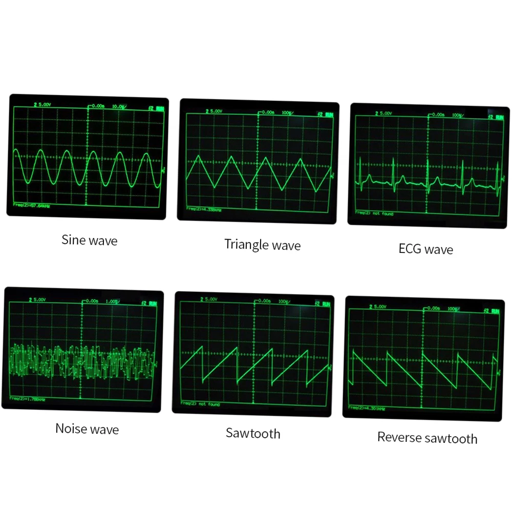 DC4~10V DDS Function Low Frequency Signal Generator Sine/Triangle/Square/Sawtooth/ECG/Noise Output 1Hz-500kHz Frequency