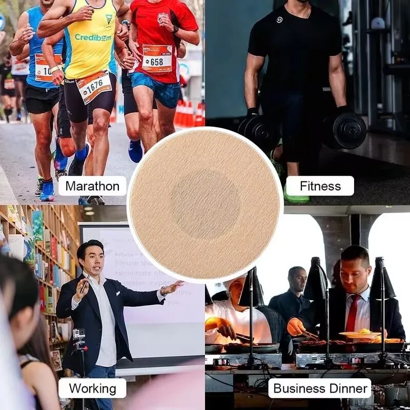 50/100/200 Pieces of Men's Nipple Patches, Men's Special Anti-Sweat and Anti-Friction Nipple Patches, Invisible and Comfortable for Sports, Fitness, Running, and Daily Wear