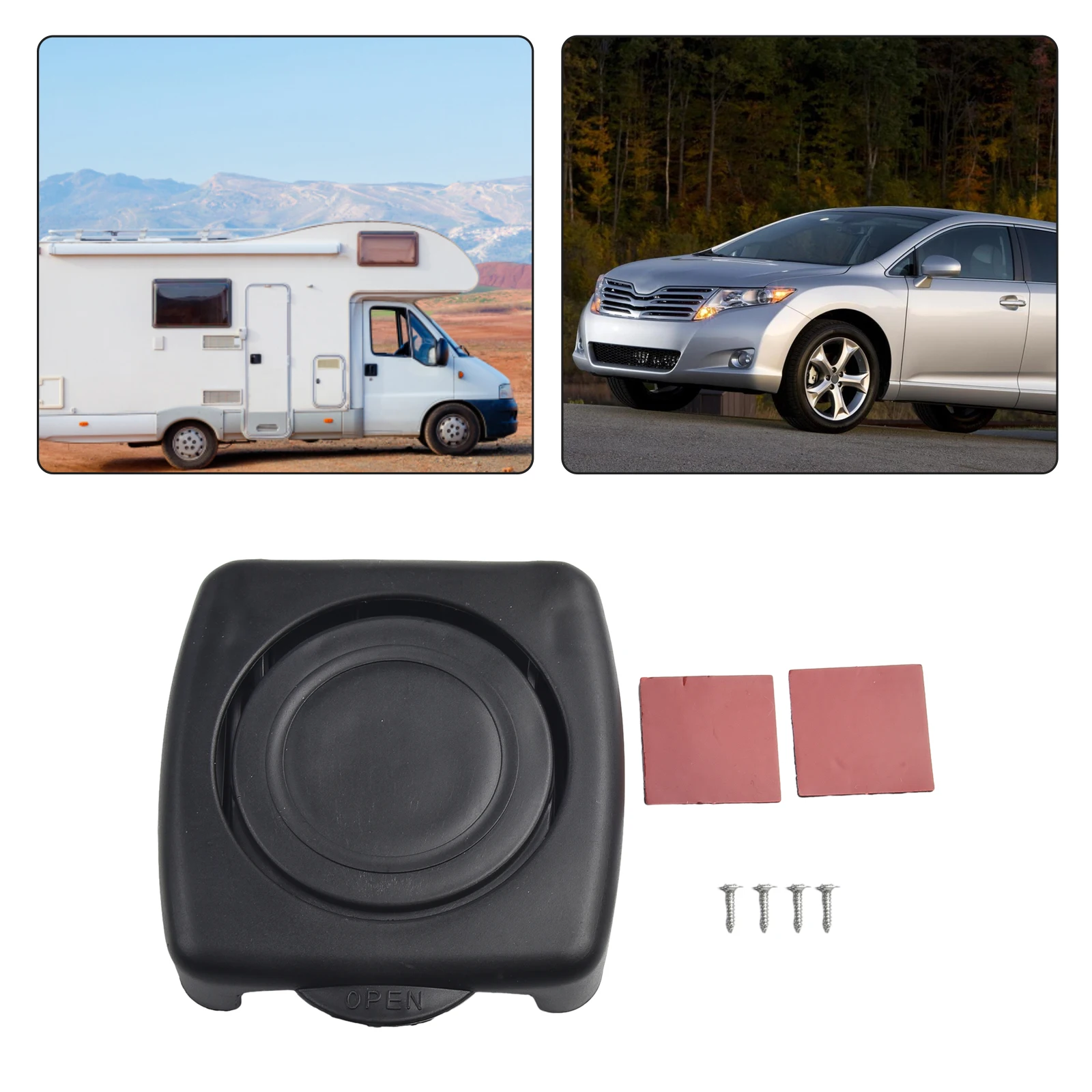 Folding Cup Holder for Car Air Vent Mount Compatible with Automotive and Recreational Vehicles Including RV Boat Van