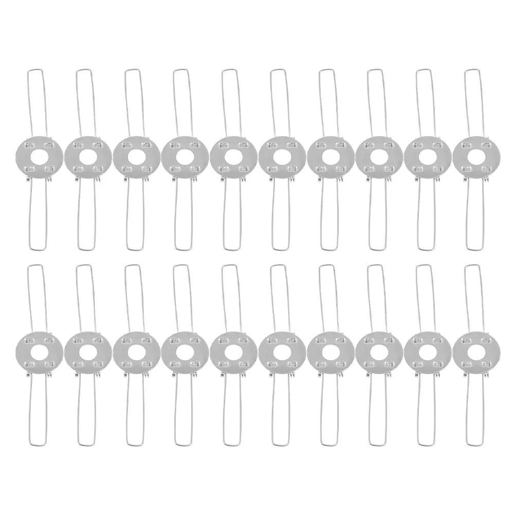 30 قطعة الربيع للأضواء عاكس الضوء المثبتات المعادن تحديد مقاطع ضوء السقف تصاعد المشابك قلادة ضوء الظل دعم كليب #3