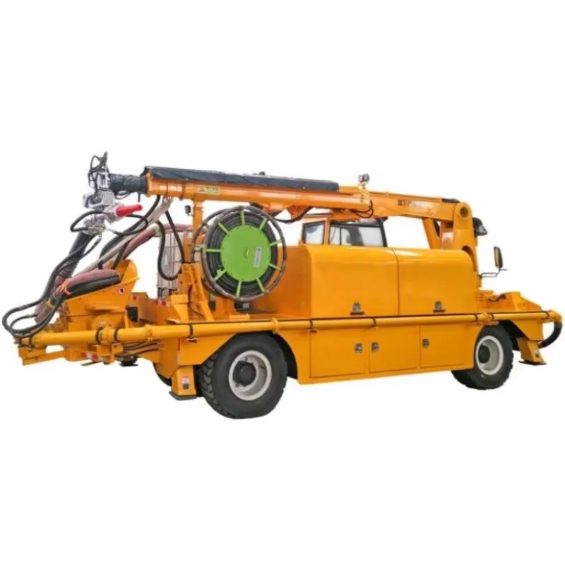 Shotcrete Robot 40 Cubic Meters Wet Concrete Spray Machine for Concrete Plaster High-Efficiency