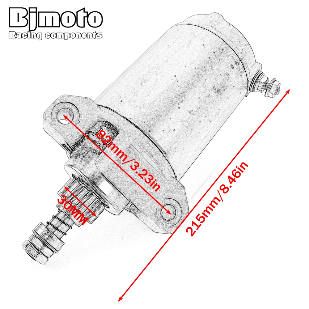 Starter Motor For Yamaha 20hp 25hp 45hp F45A  65W-81800-00 65W-81800-01 65W-81800-02 65W-81800-03 For Mercury 6767540