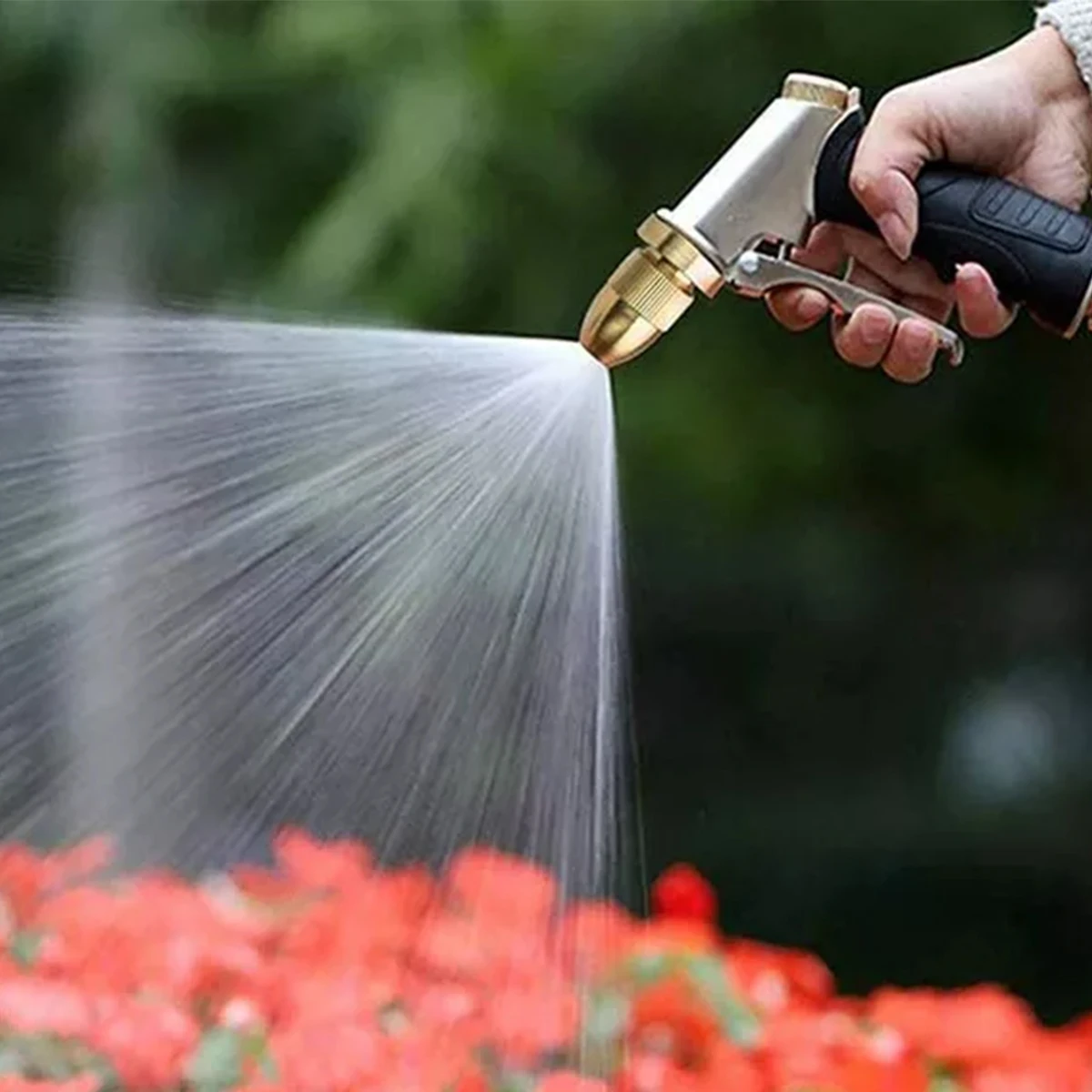

1Pcs Useful Rubber Coated High-Pressure Water Gun Household Garden Water Garden Easy to Clean Car Wash Water Gun