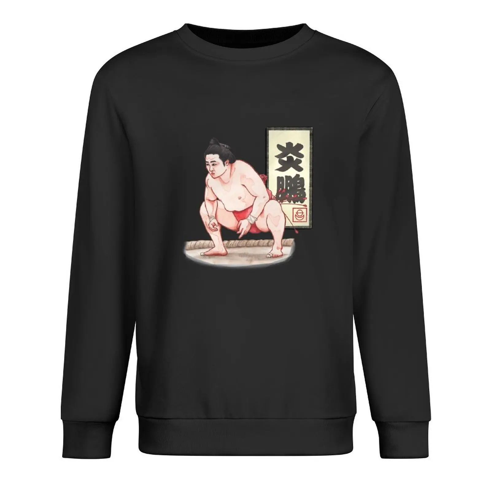 

Enho Sumo Pullover men's coat fashion men graphic t shirts men japanese style sweatshirt