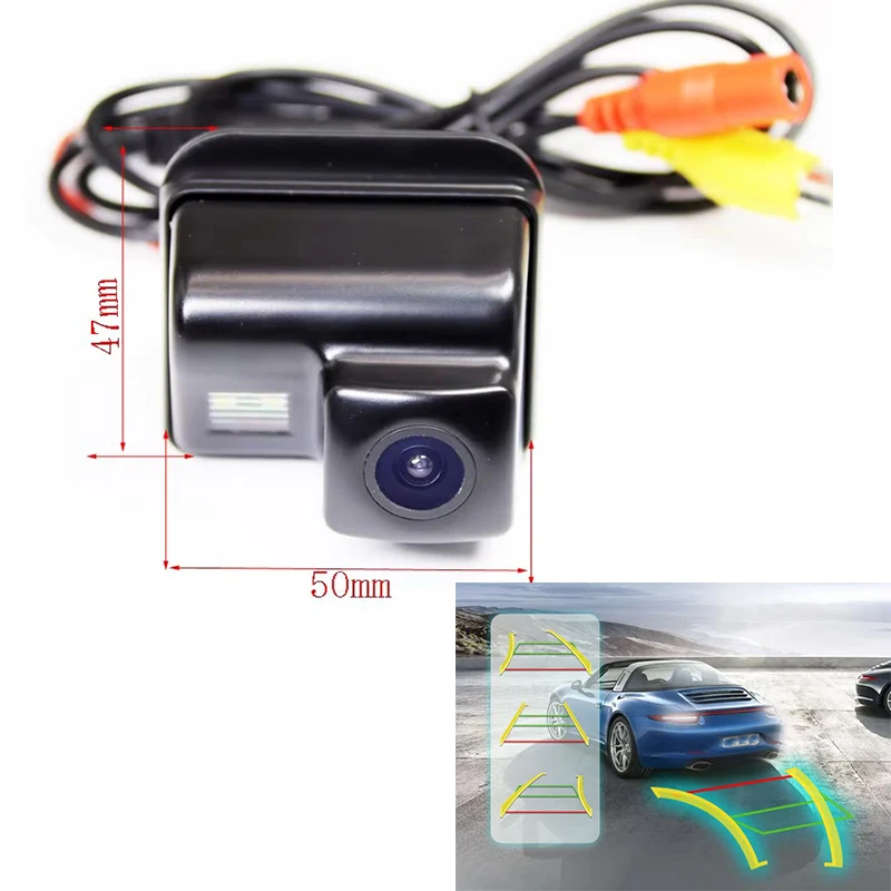 Dynamic Trajectory Tracks Car Rear View Parking Camera for Mazda 3 M3 6 M6 BESTURN B70 Oley CX-5 CX-7 CX-9 CX5 CX 5