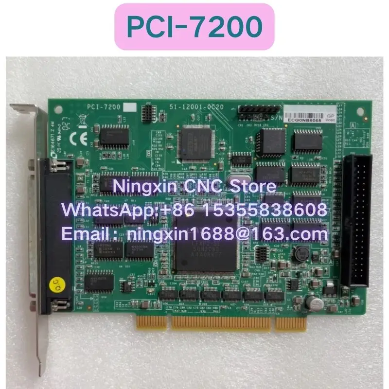 Second-hand PCI-7200 51-12001-0C20 capture card Functional test OK Fast delivery