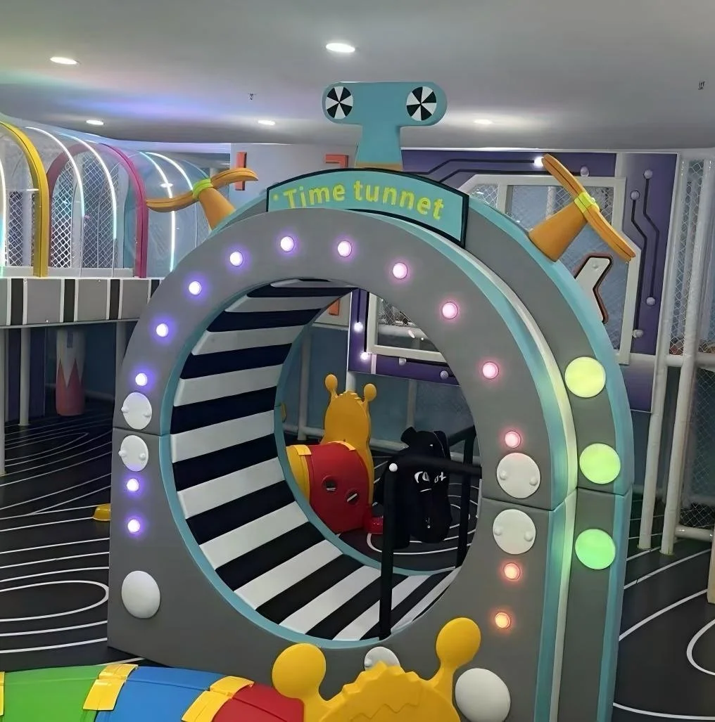 Electric indoor play equipment, children's soft play set, fitness treadmill, suitable for indoor playgrounds, school children's