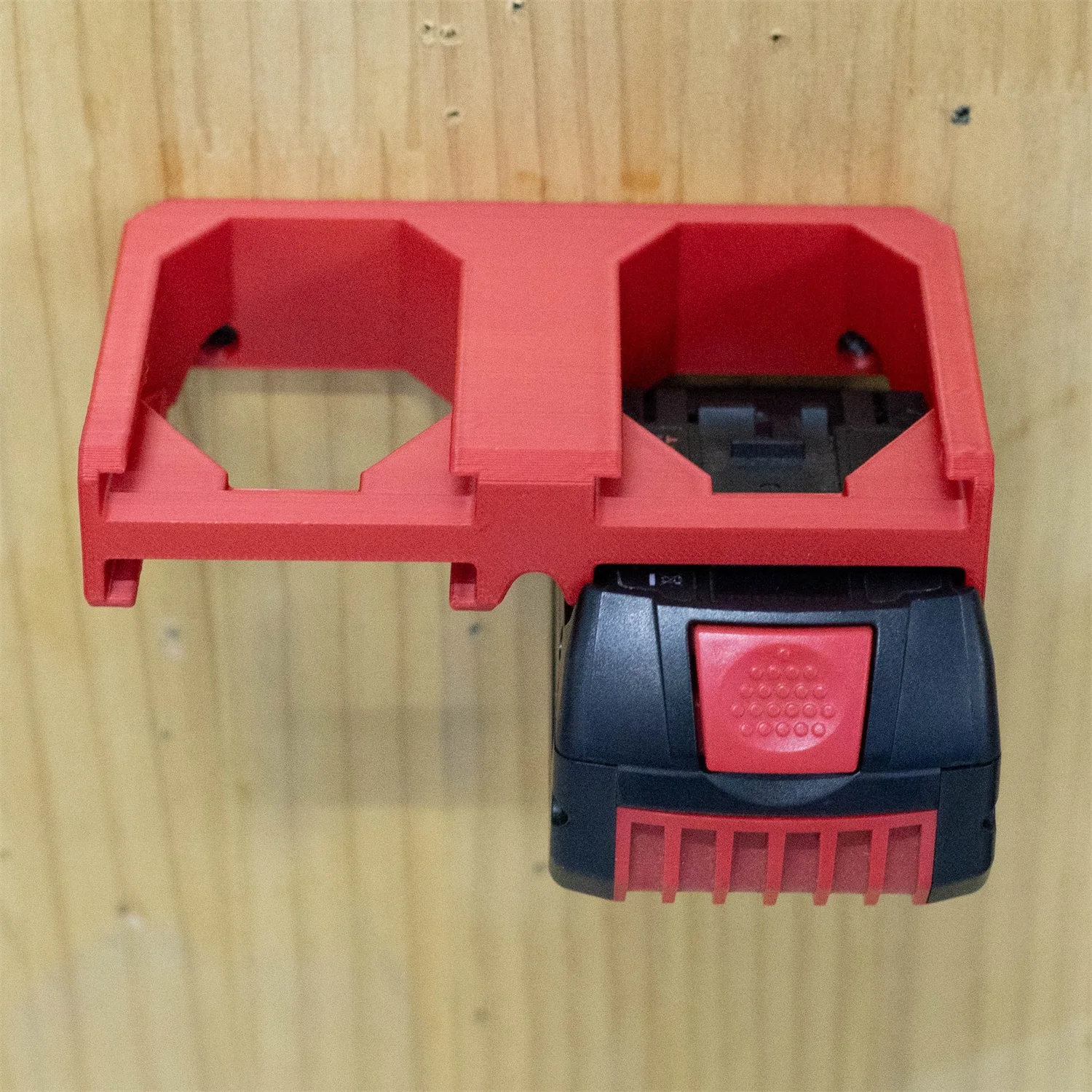 4 Slots Battery Wall Mount Holder Dock for Bosch 18V Lithium‑Ion Battery Storage Rack Organizer Workshop Tool Accessories
