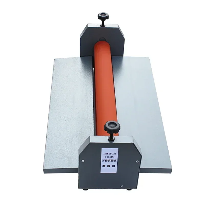 

New 650mm Manual Cold Laminating Machine PVC Photo Cold Laminator Hand-cranked Peritoneal Machine