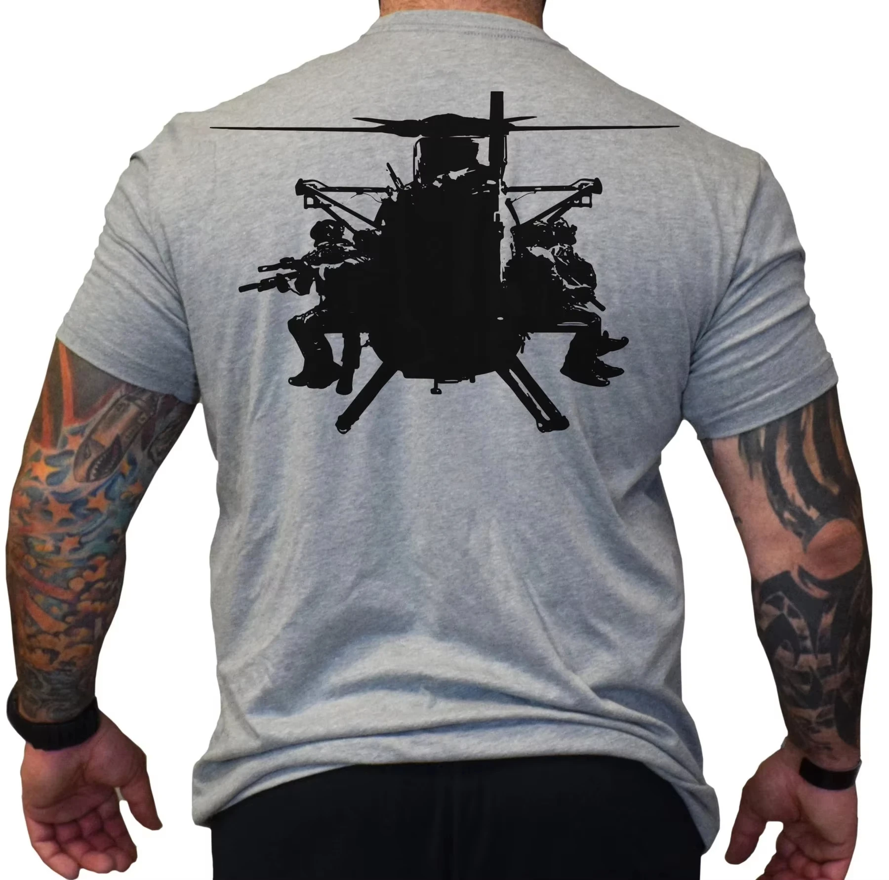 2026 Summer New Bird Helicopter T-shirt - O-shaped collar short-sleeved casual T-shirt