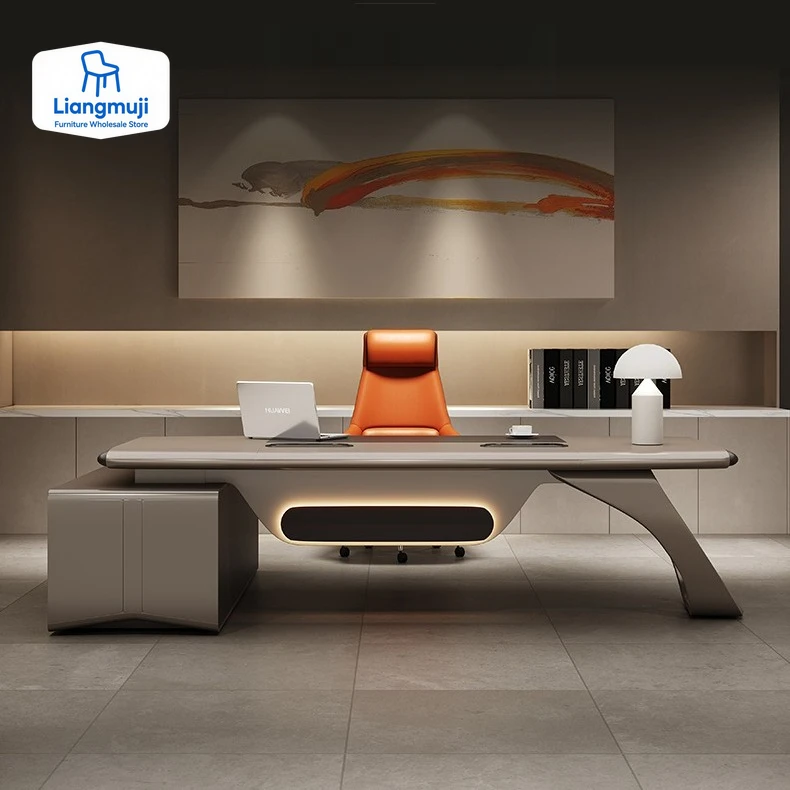 

Игровое кресло Журнальные столики Офисный стол Рабочий стол с регулируемой высотой Электрический стол L-образный стол для приема Акриловый Executive Белый