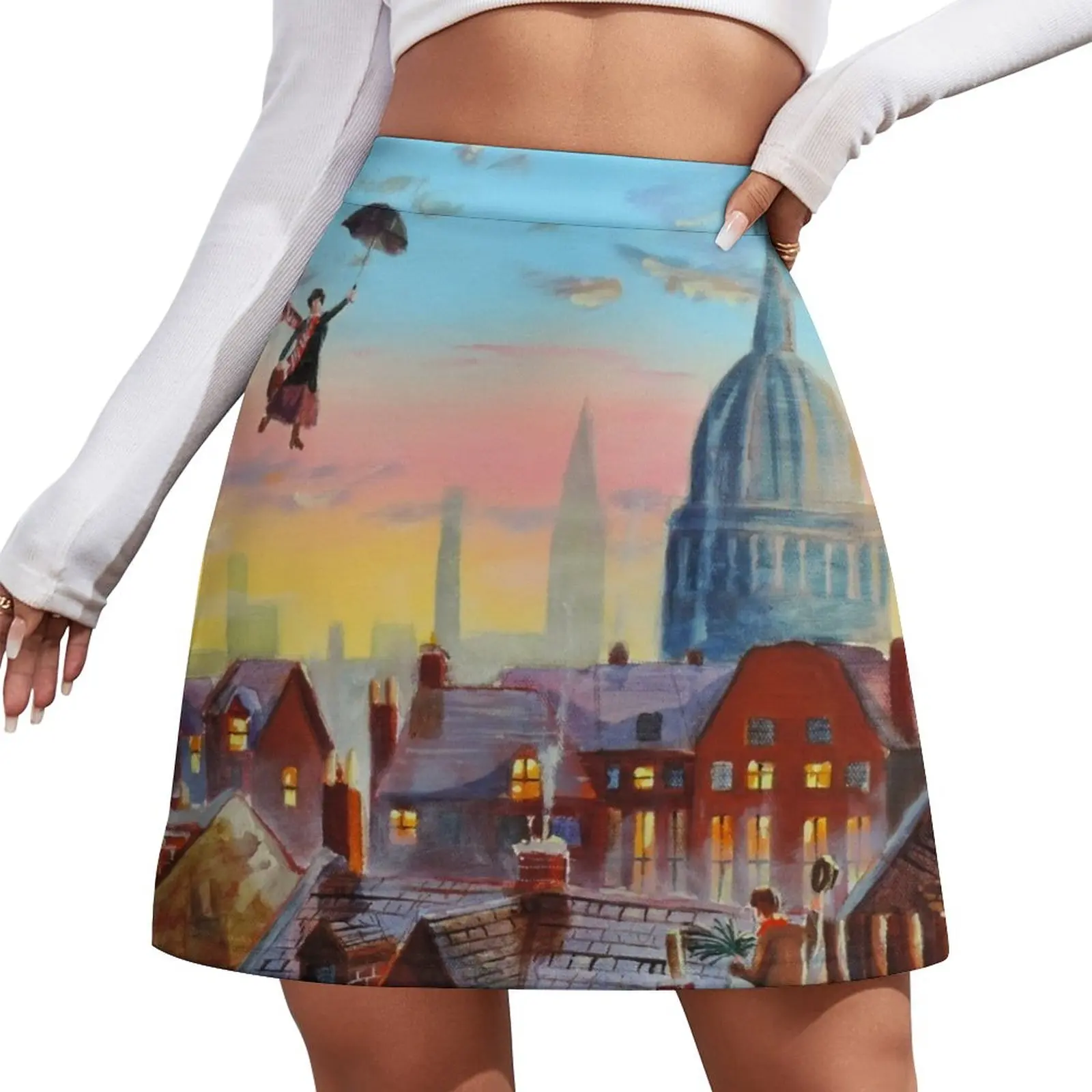 

Mary Poppins & Bert II Mini Skirt Summer women's clothing women's clothing korea stylish