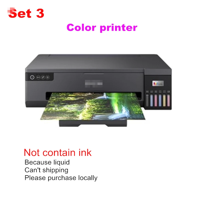 8 In 1 Combo Sublimation Printer Heat Transfer Heat Press Machine For DIY Cap Mug Plate T-shirts Bottle Phone Case Hot Stamping