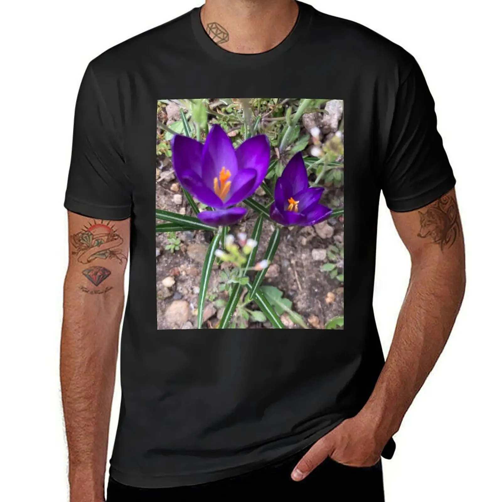 Two Sharp Crocuses T-Shirt customizeds tees tops men graphic t shirts