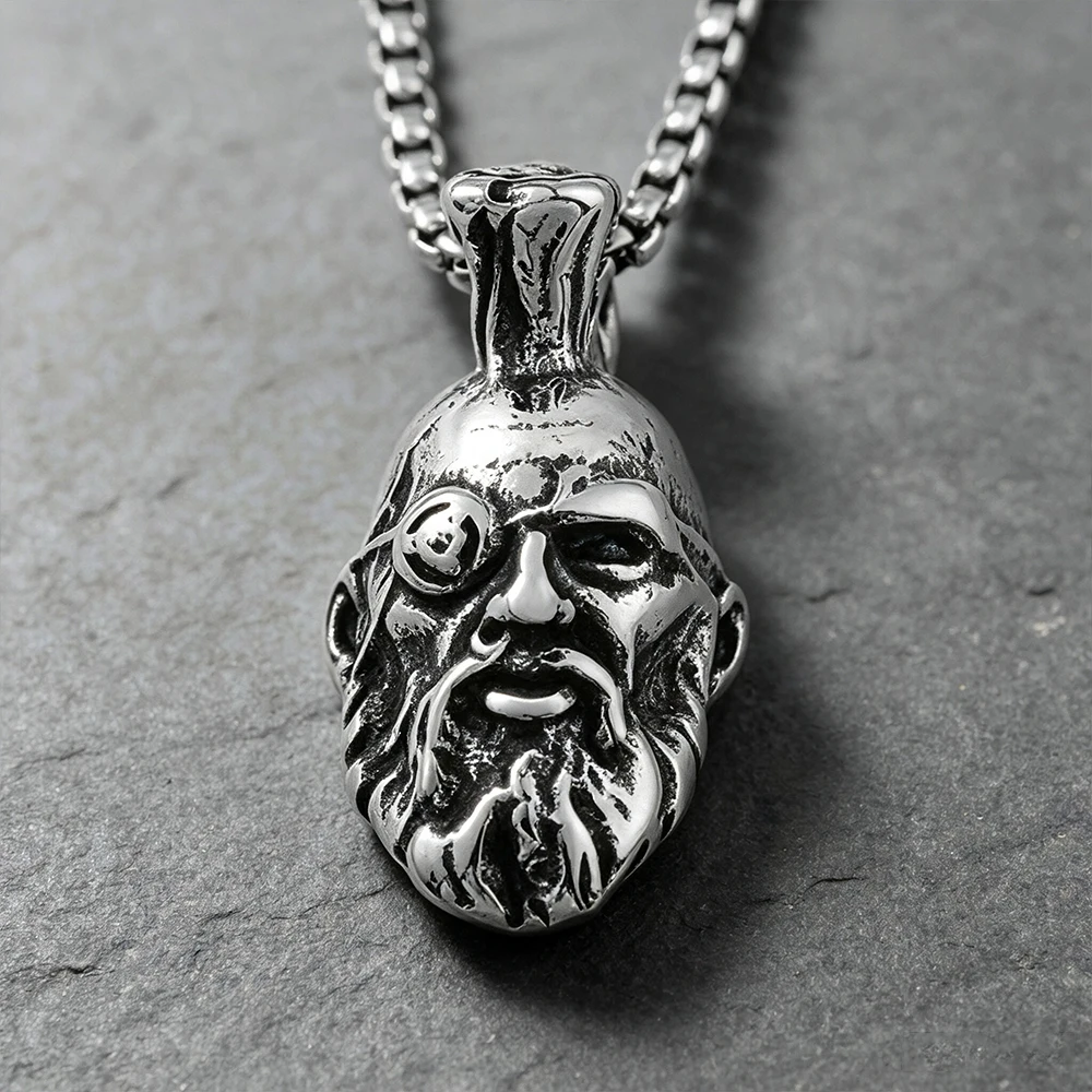 Hellboy Pendant Necklace Unisex Superhero Movie Comic Collectible Amulet Stainless Steel Jewelry Gift Dropshipping