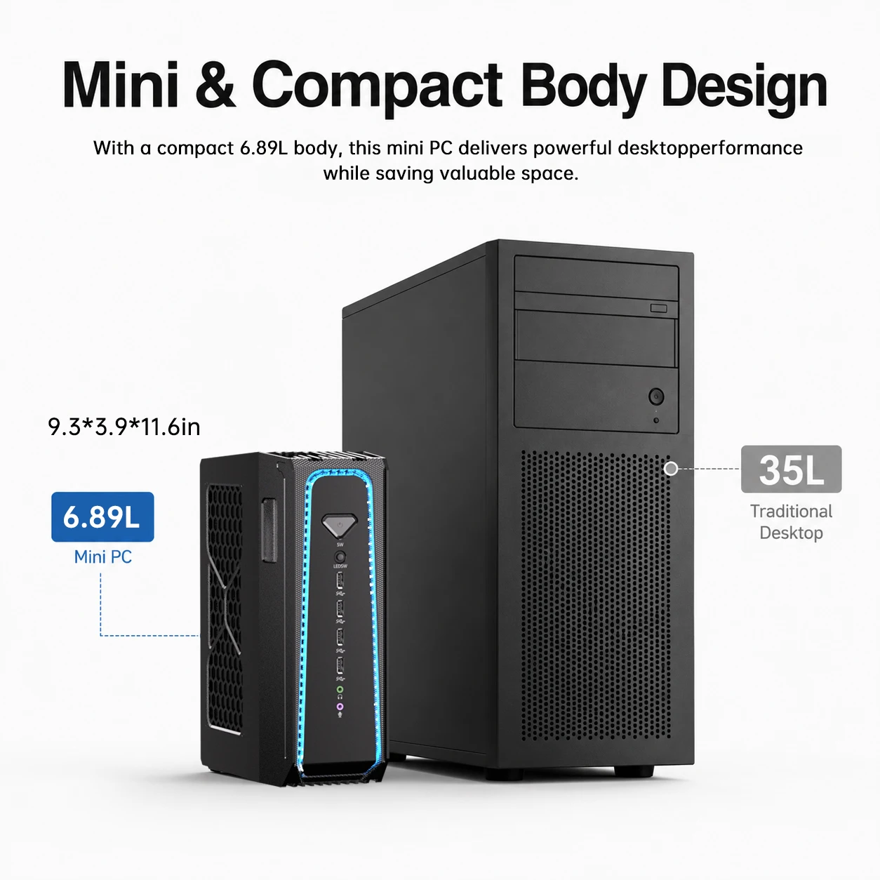 Pc Gaming Intel Core I5 - Msecore Liquid Cooling Mini PC Intel