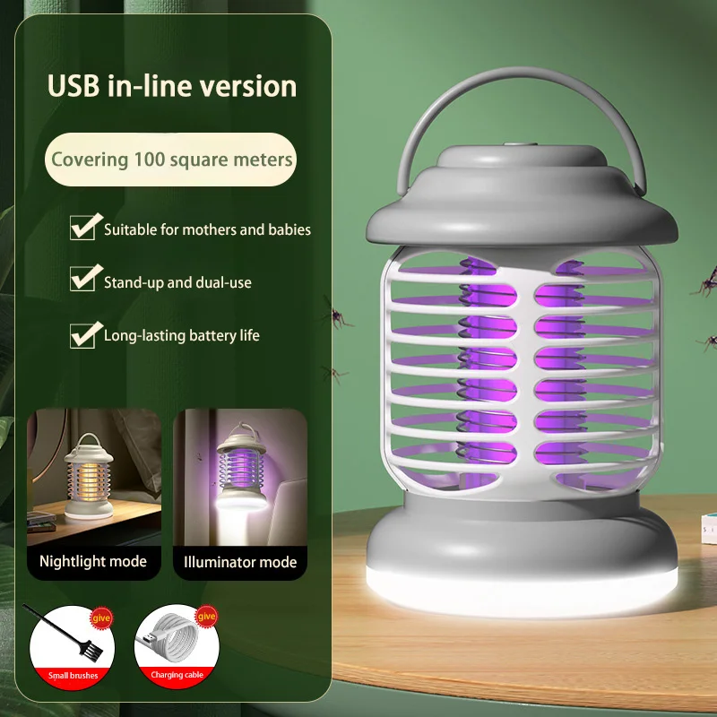 Xiaomi Mijia Mosquito Killer Lamp USB Charging Purple Light Mosquito Trap Outdoor Camping Electric Trap Zapper Mosquito Killer