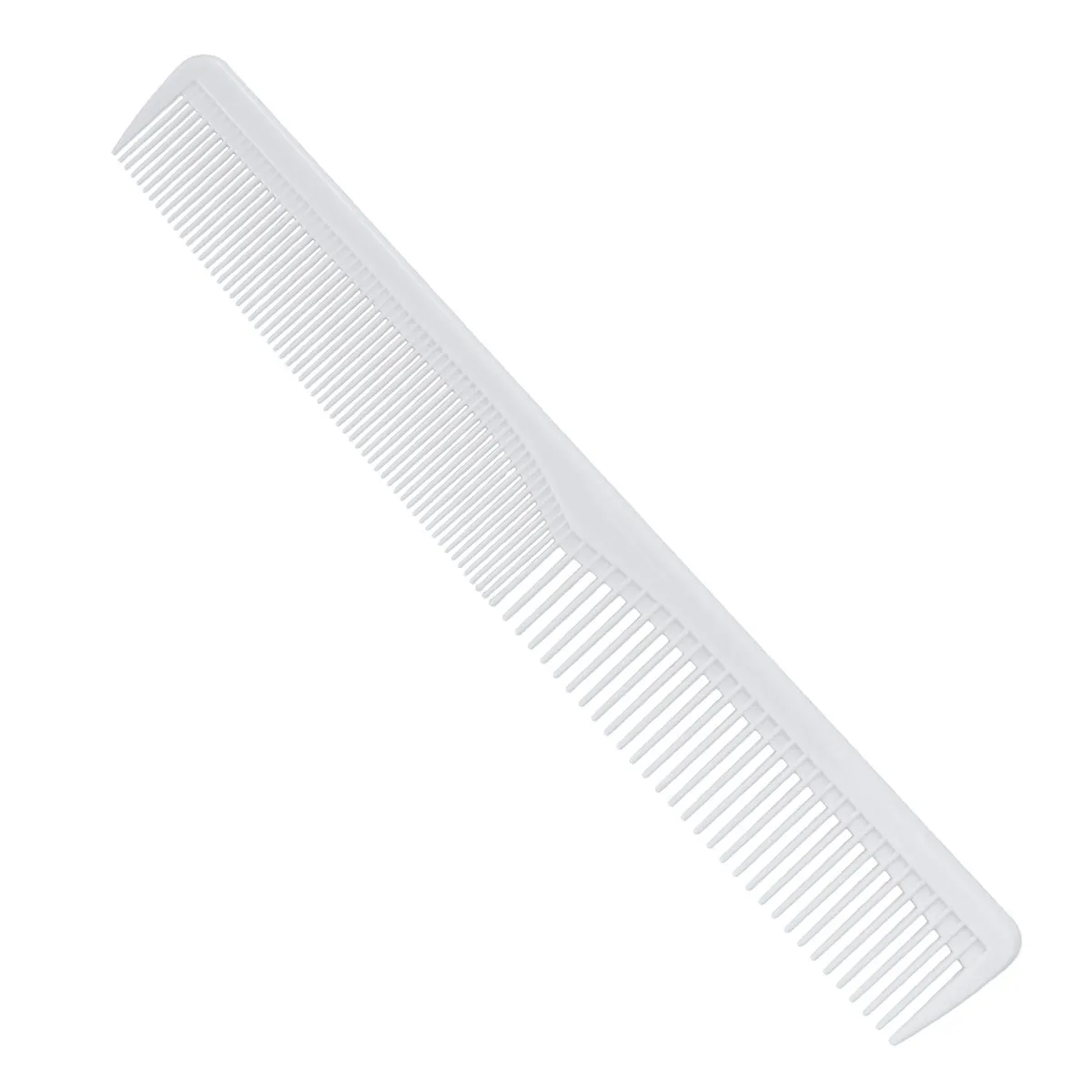 Plastic Hairdressing Styling Combs White Anti-Static Tooth Hair Combs for Salon Hotel Barber Hair Tools Double Side Haircut Comb
