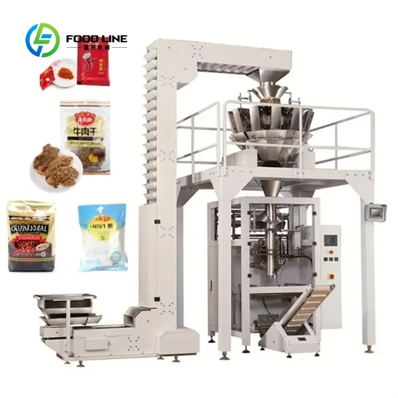 Automatic Sachet Pepper Sugar Spice Granulated Granule Filling Weighing Packing Machine
