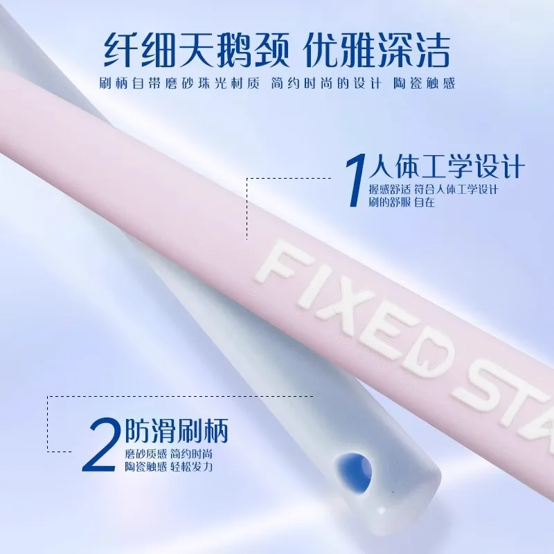 Toothbrush 6 pieces for home use soft bristles adult large square hole gum protection set for home hospitality