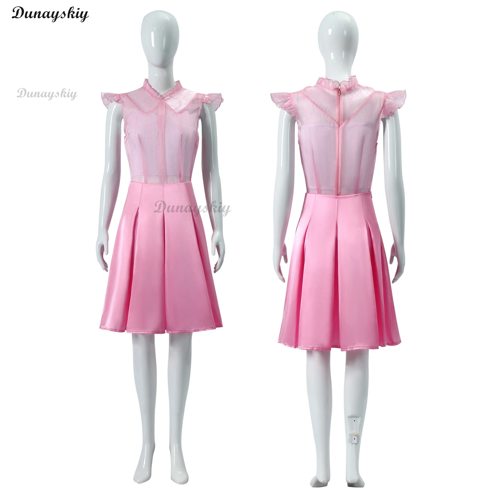 Filme malvado cosplay traje conjuntos completos rosa casaco saia uniforme para mulheres halloween carnaval festa desempenho personalizado