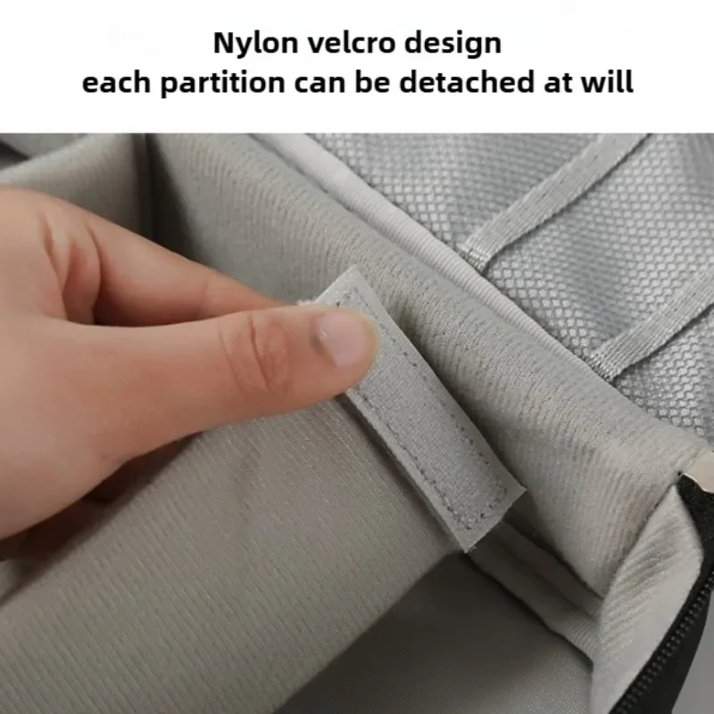 Electronic Accessory Bag Portable Travel Cable Organizer Waterproof Double Layer Cable Organizer Cable Phone Charger Flash Drive