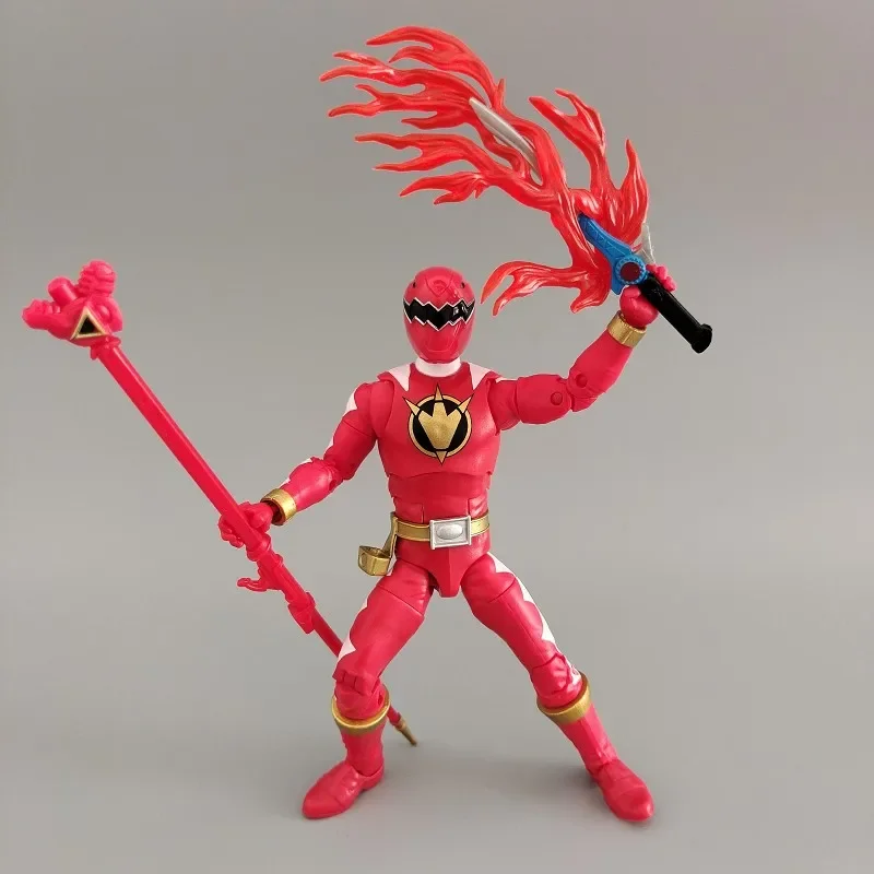 【IN SHELF】anime Power Rangers Red Ranger ZEO COG 6 INCHES Christmas Gifts or Collection Genuine Action Figure Model Toys