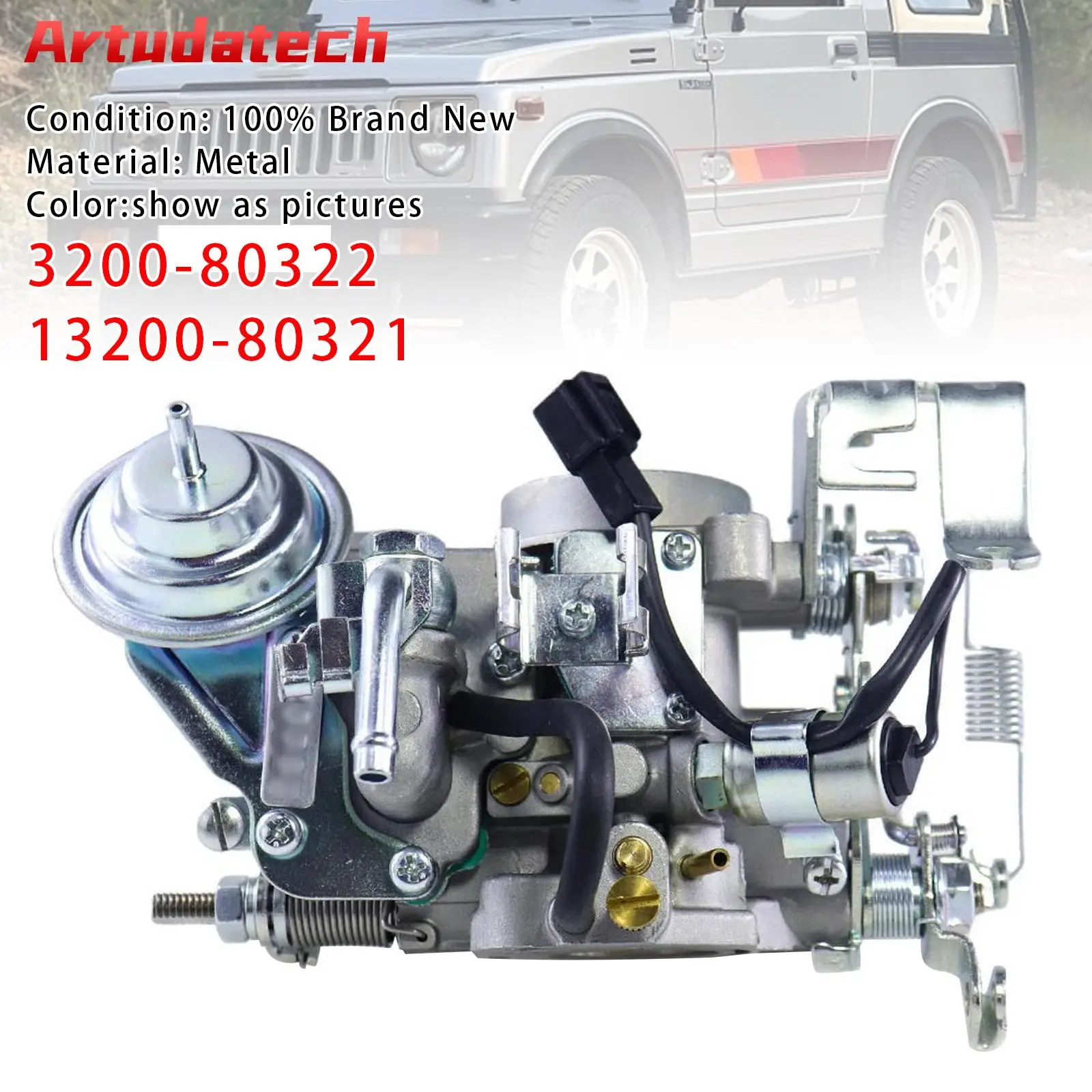 

Artudatech Carburetor Carb 13200-80322 13200-80321 For SUZUKI SJ410