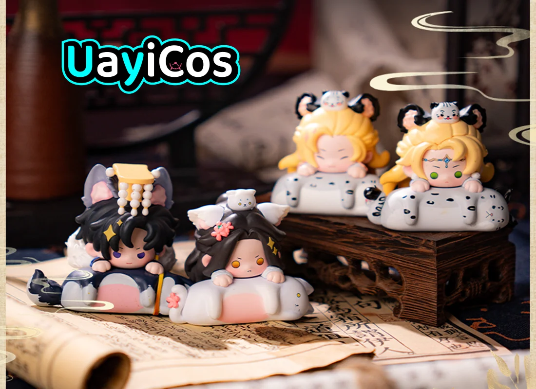 

In Stock Original The Husky and His White Cat Shizun Chu Wanning Mo Ran 6cm Stuffed Plushies Doll Pillow Ornament Anime Game To