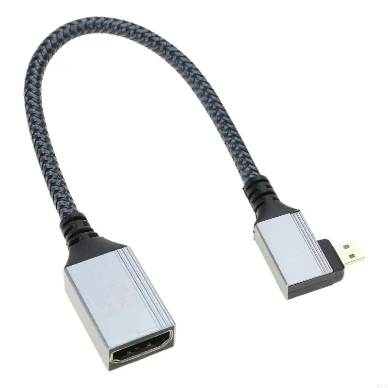 20CE 6x2.3mm to 14x4.5mm Video Cable Fast Speed 3840x2160P 4K60hz Video Cord Bidirectional Transmission