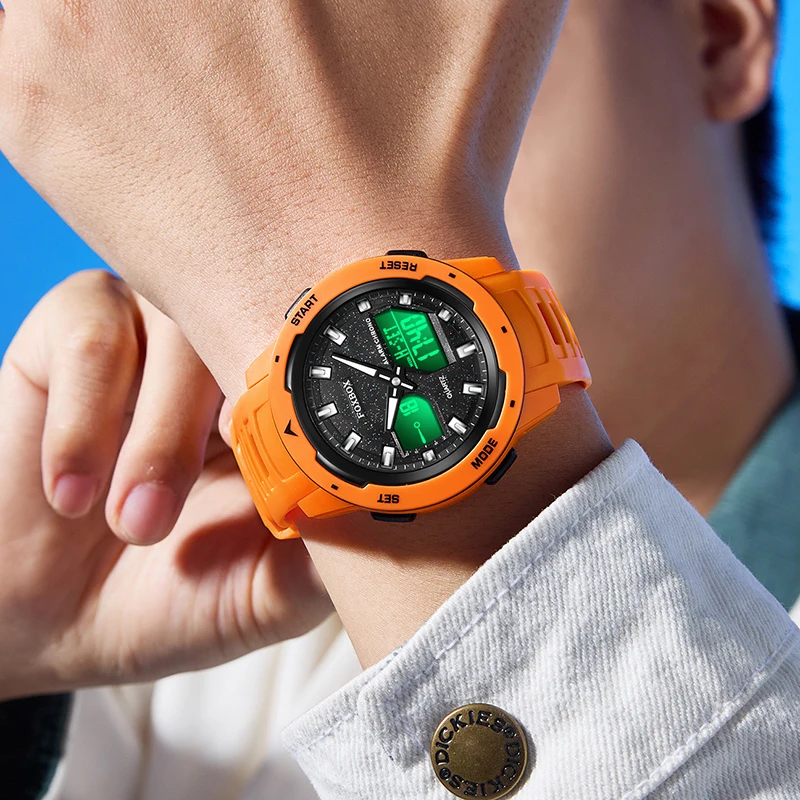 

Новые модные мужские часы LIGE 2026 FOXBOX: цифровые, люксовые, с LED-подсветкой, водонепроницаемые, кварцевые наручные часы. Подарок.