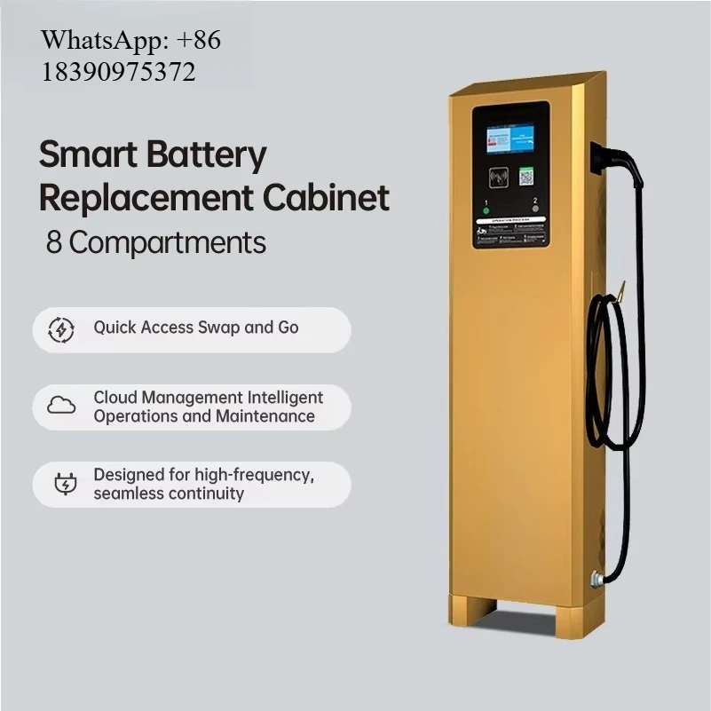 Smart Fast Charging Station for Tuk Tuk Tricycle Electric Motorcycle 48V-72V Battery Compatible Intelligent Detection