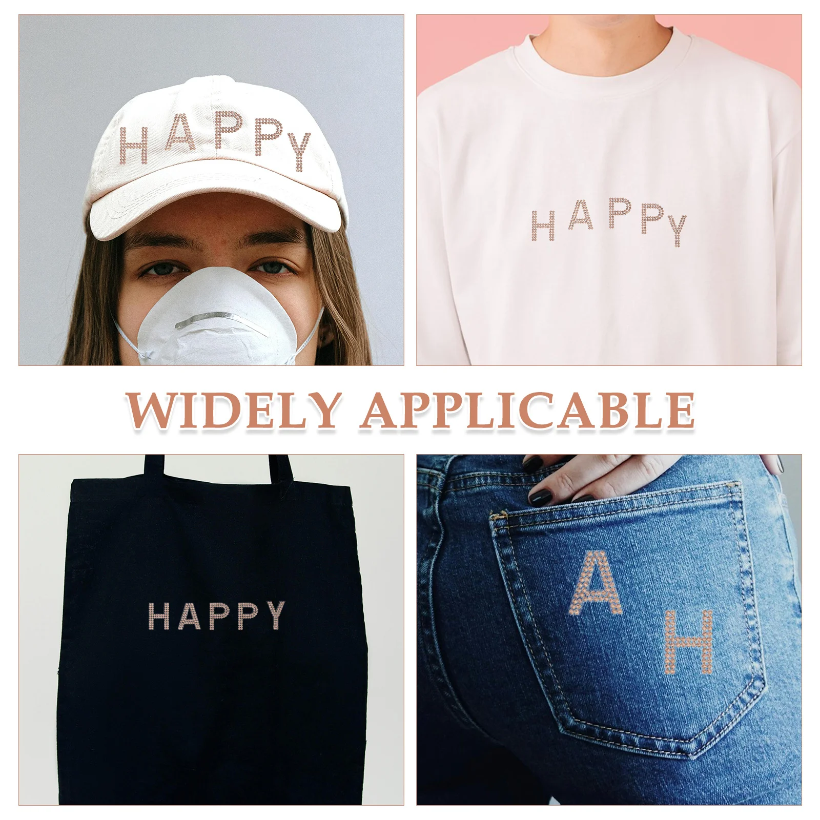 26 Stück Gold Strass Alphabet Patches Diy Kleidung Dekoration Selbstklebende Buchstaben Aufkleber Blätter für Hemden Jacken Hüte Taschen