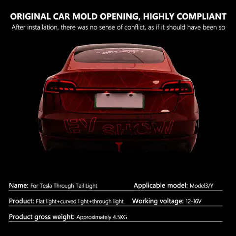 10 best sales tesla model 3 led - №1