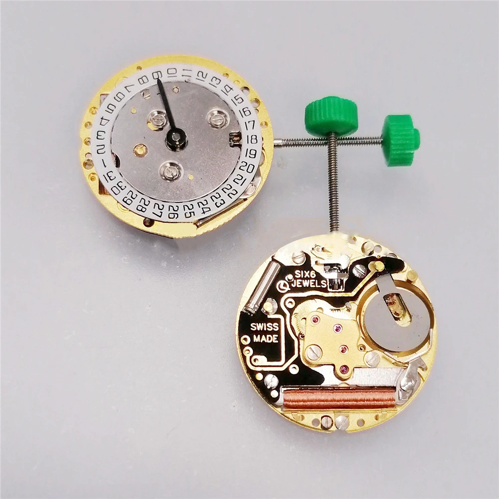 

1pc Original isa 222 Quartz Movement Professional isa 222 Quartz Watch Movement 6 Jewels with Calendar Parts