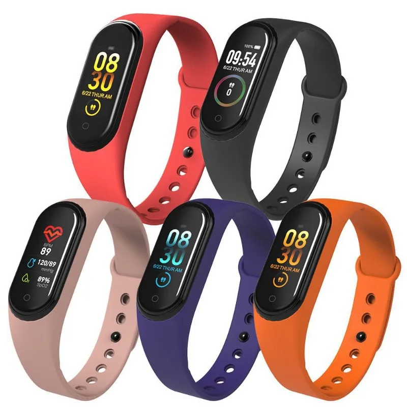 

Intelligent pedometer bracelet, blood pressure, heart rate, color screen information push, Bluetooth pedometer bracelet.