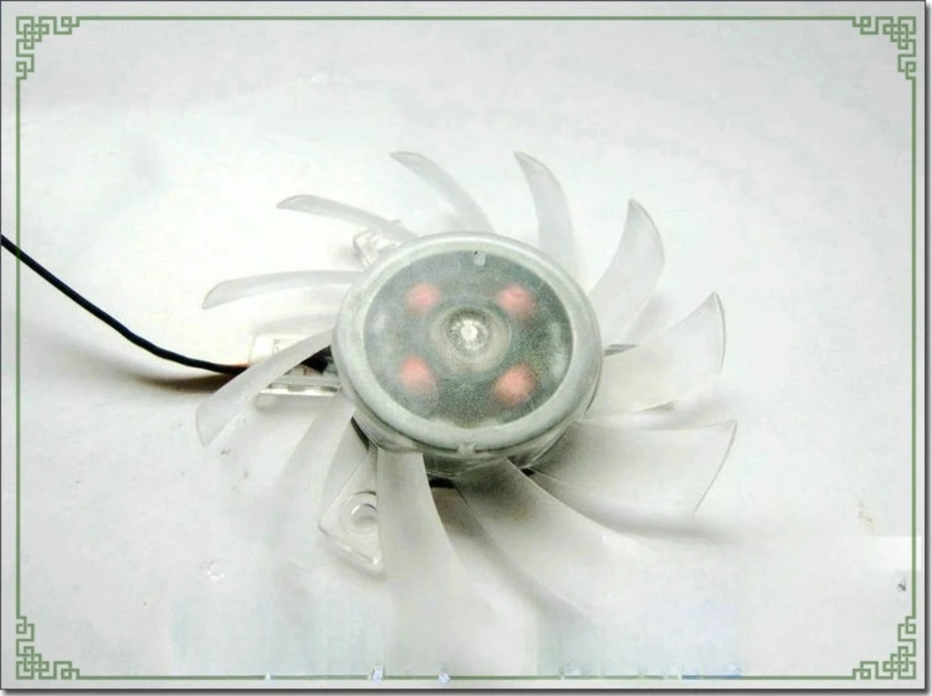 For TT Taiwan TT7010 6.5cm Diameter 4cm Hole Pitch Ball Bearing GPU Cooling Fan  (WYH001)