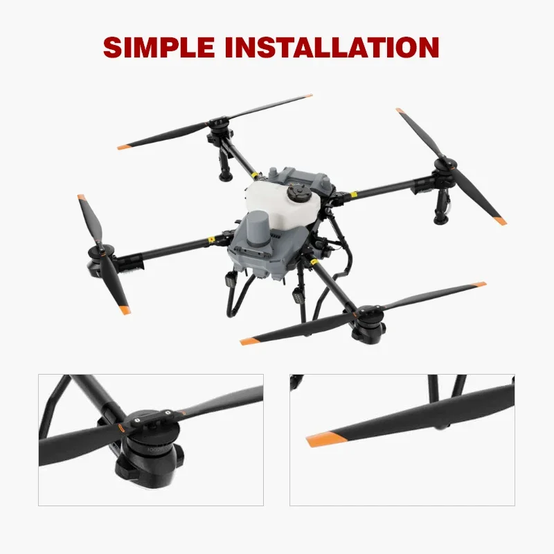 Folding Carbon CW CCW Propellers for DJI T25 T25P Copy 5018 Agricultural Drone Parts Essential Accessories for Plant Drone Users image 4