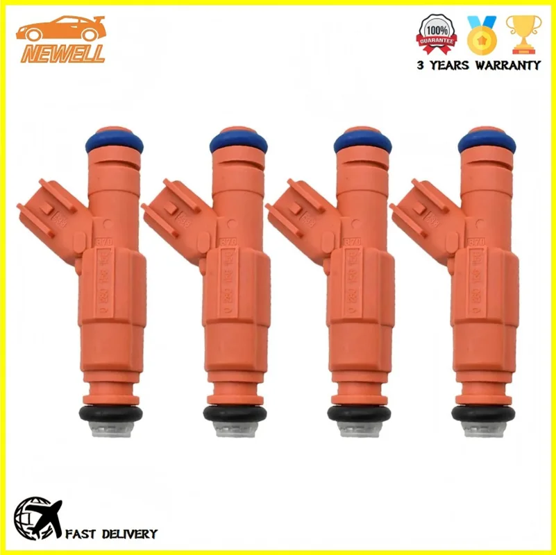 

4pcs 0280156156 3M4G-BA Fuel Injector For Mazda 3 5 6 2.3L l4 Hatchback 3M4G-9F593-BA Ford C-Max Focus II 2 Volvo C30 S40 V50