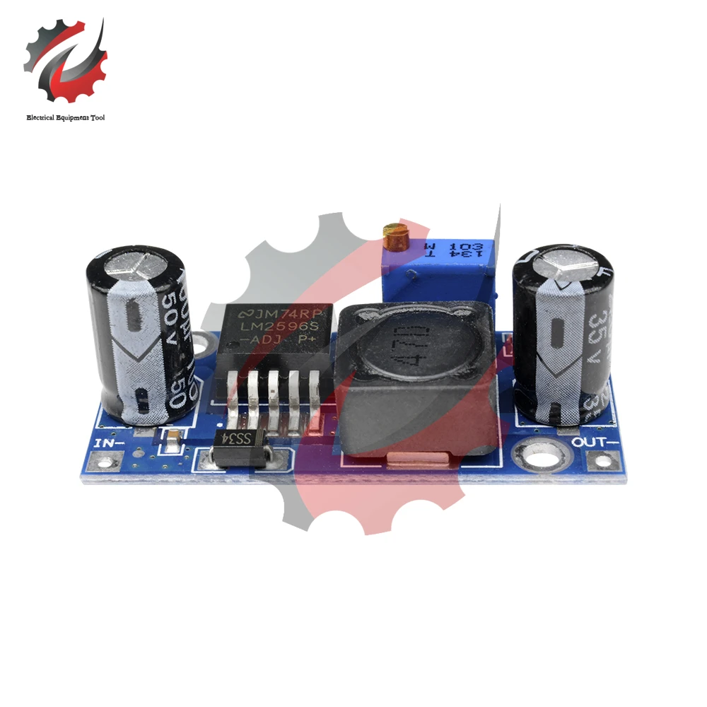 LM2596s DC-DC Step-Down Power Supply Module 3A Adjustable Buck Step-down Module LM2596 Voltage Regulator 24V 12V 5V 3V 1.25V-30V