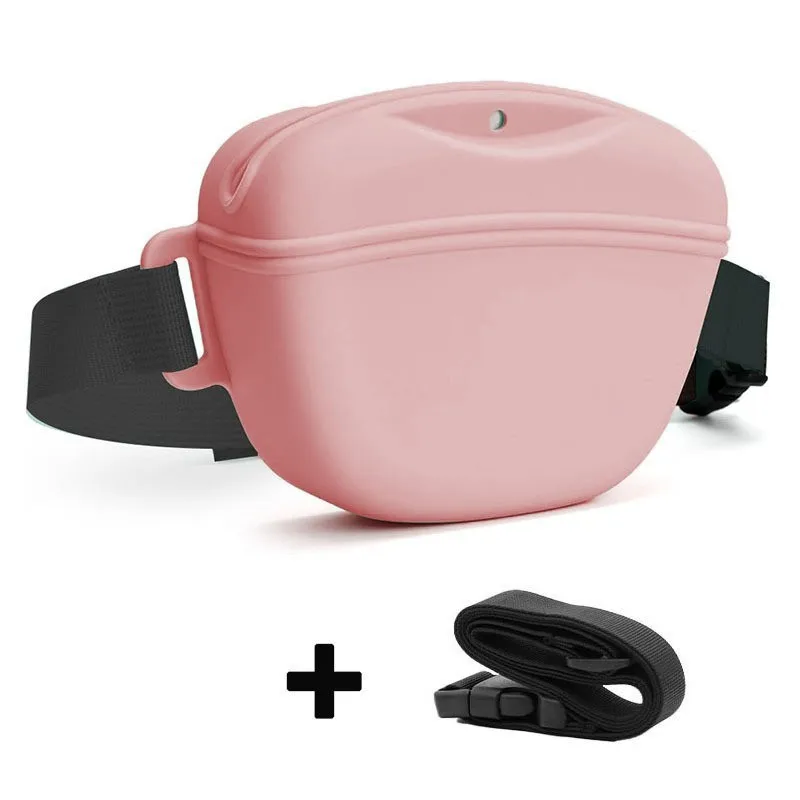 1x Silikon-Leckerlibeutel für Hunde, tragbare Hundetraining-Gürteltasche, Outdoor-Futterbeutel für Welpen, Snack-Beutel, Belohnungsbeutel mit Gürtel – Detail 14