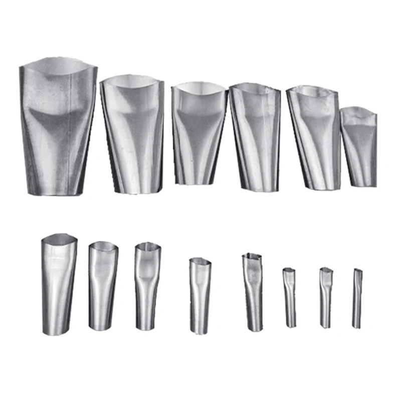 Stainless Steel Rubber Mouth Caulking Nozzle Door Window Wearproof Adhesive Nozzles Sealant Finishing Tool 5-35MM 14PCS