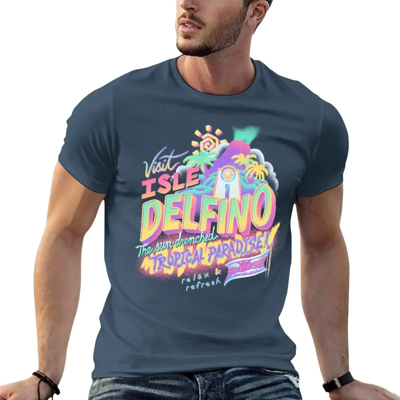 

Visit Isle Delfino T-Shirt plus sizes plain black t shirts for men