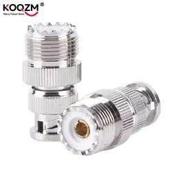 1pc BNC Male Plug To UHF SO239 PL-259 Female Jack RF Coaxial Adapter Cable Connector