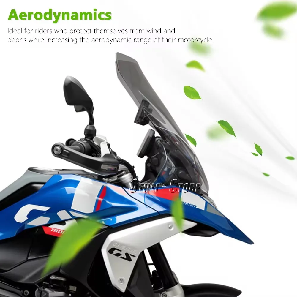 Motorcycle Accessories Adjustable Windscreen Windshield For BMW R 1300 GS R1300GS ADV Adventure High Quality Screen 2023 - 2024