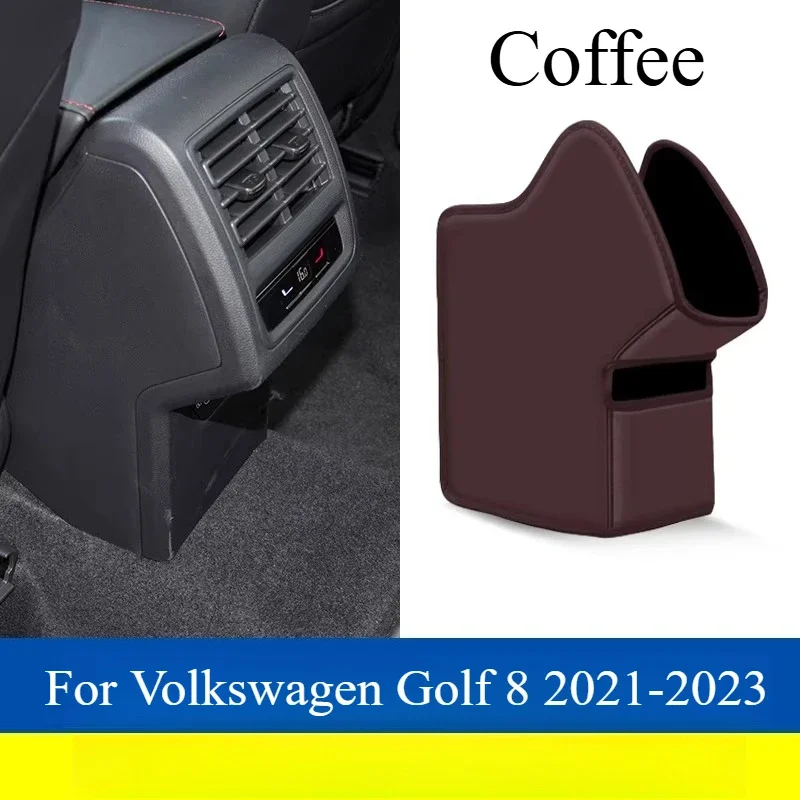 

For Volkswagen Golf 7/8 Retrofit Armrest Case Anti-kick Pad Seat Rear Exhaust Air Protector Car Interior Accessories Automobiles
