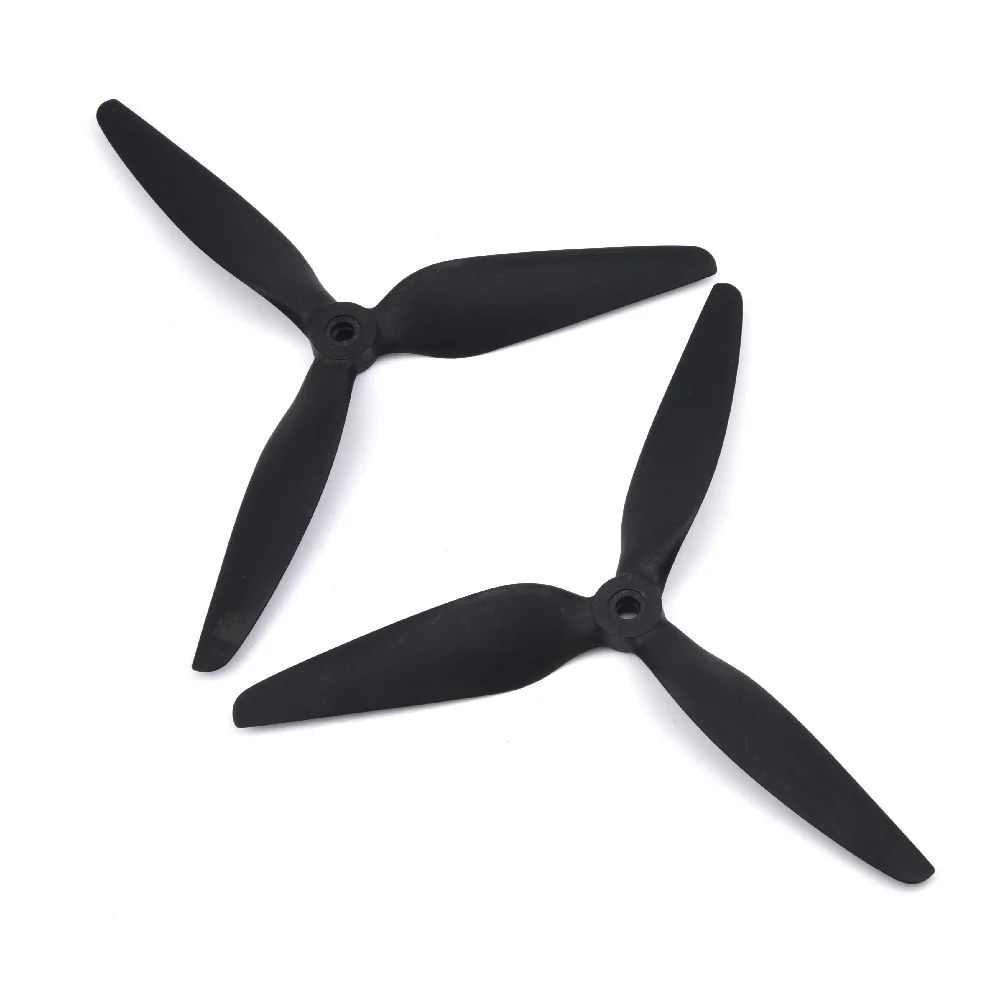 2/4/6 Pairs HQProp 8x4.5x3 8045 8inch CW CCW 3 blade/tri-blade Black-Glass Fiber Reinforced Nylon Propeller FPV Prop